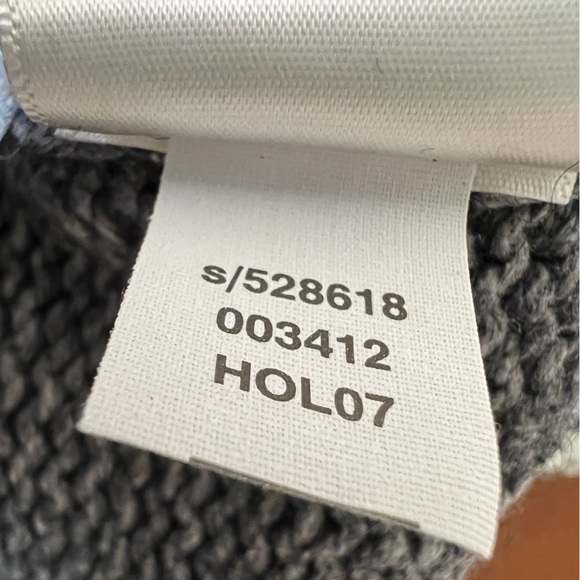 💥2/$15 NWT Old Navy grey white kimono sleeve cotton wool fair isle sweater sz S - Picture 13 of 13